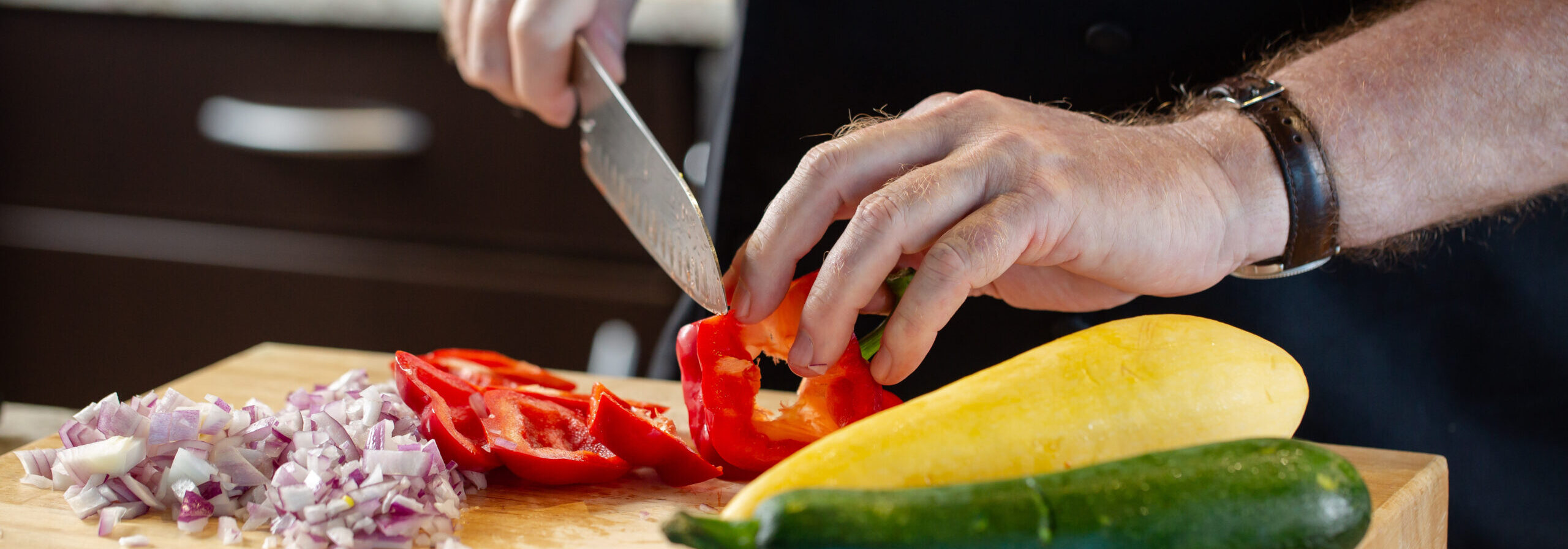 Cutting vegetables